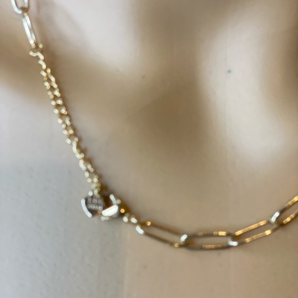 Link Chain Necklace Fresh Water Pearls Pendant - Picture 3 of 3